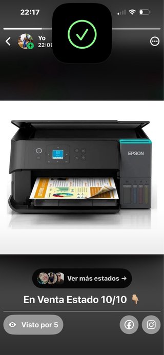 Impresora Epson Negra Buen Estado