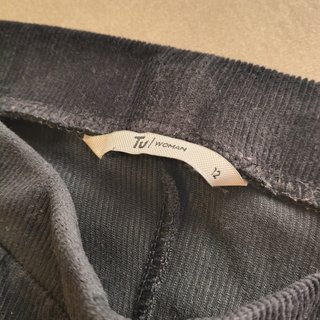 Lotto Pantaloni Velluto Coste UK12 Taglia 44