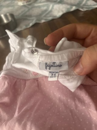 Pagliaccetto bimba rosa pois