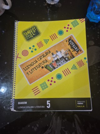 Quadern Llengua catalana i literatura 5è Primàr...