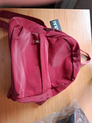 Mochila mujer ARAI impermeable granate