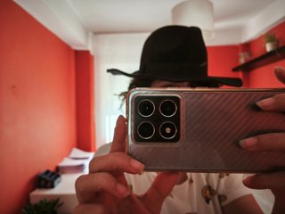 Sombrero Parfois negro ala ancha