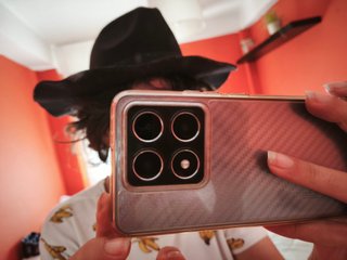 Sombrero Parfois negro ala ancha