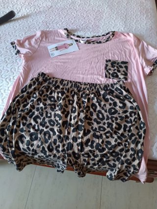 Pijama estampado animal print