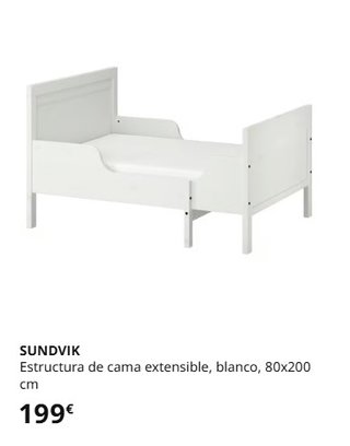 Colchón muelles. cama evolutiva IKEA (costó 139€)