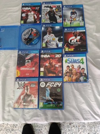 Juegos PS4 (NBA 2K17, FIFA 18, Sims 4, etc.)
