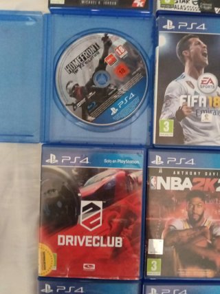 Juegos PS4 (NBA 2K17, FIFA 18, Sims 4, etc.)