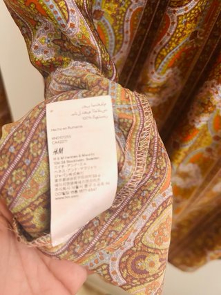 Blusa H&M Estampada Talla S