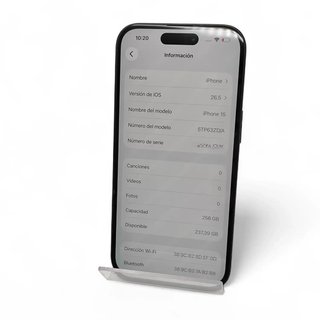 IPHONE 15 256GB NEGRO 88% SALUD BAT * MARCAS USO BORDES*
