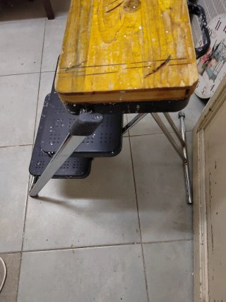 Escalera plegable 3 peldaños