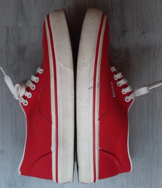 Zapatillas mujer con cordones, apenas usadas