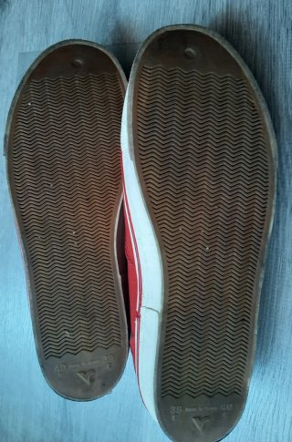 Zapatillas mujer con cordones, apenas usadas