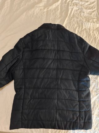 Cazadora chaqueta Zara acolchada azul marino