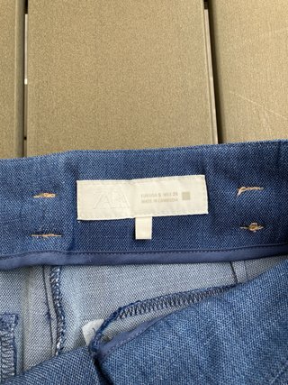 Pantalón Zara Azul Talla s