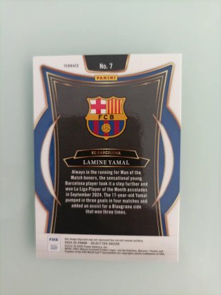 Lamine Yamal Panini Select 7 terrace FIFA 24-25