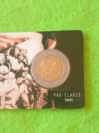 Moneda Conmemorativa Pau Claris 375 Aniversario