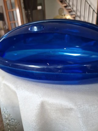 Cajonera de plástico azul