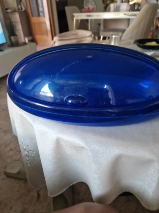 Cajonera de plástico azul