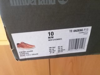 Zapato Timberland Cross Mark Oxford Rus Full Grain