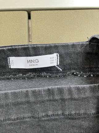 Peto vaquero negro Mango