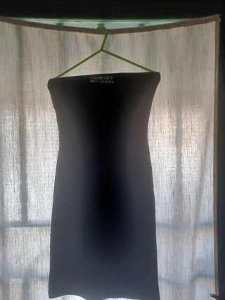 Vestido corto Tommy Jeans negro