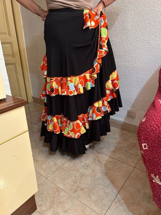 Falda flamenca volantes