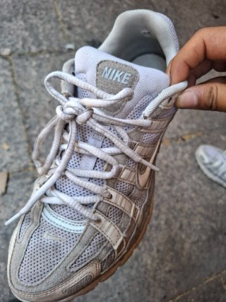Nike Talla 40 Gris/Blanco