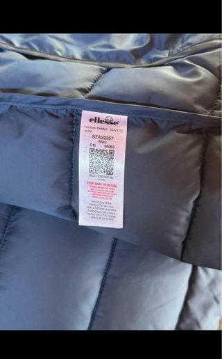 Piumino Ellesse blu