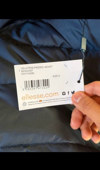 Piumino Ellesse blu