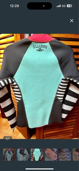 Chaqueta neopreno surf Billabong