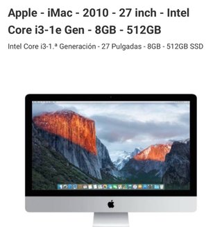 Ordenador iMac + Teclado + Wacom