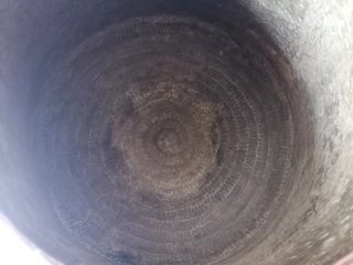 Antiguo caldero cobre macizo S.XIX