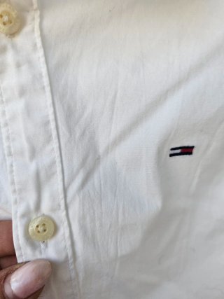 Camisa Tommy Hilfiger Blanca Talla S