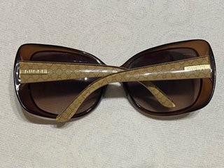 Gafas de Sol Gucci Marrones y Beige