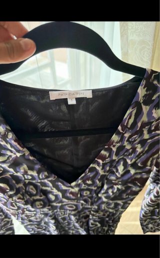 Abito Patrizia Pepe nero/viola SIZE 1