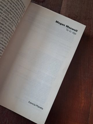 Te lo dije - Megan Maxwell Novela new adult