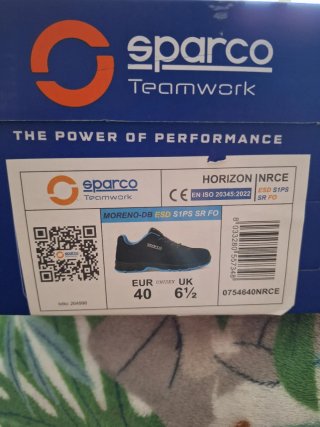 Zapatos de seguridad Sparco Horizon NRCE