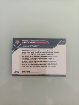 Lamine Yamal Topps Now 100 Goles participación