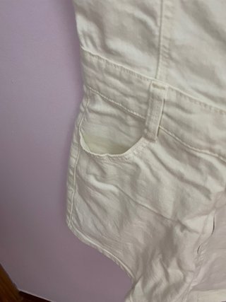 Mono corto Bershka blanco