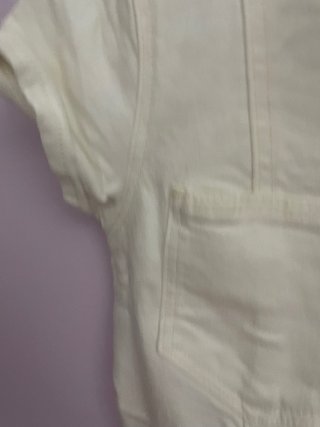 Mono corto Bershka blanco