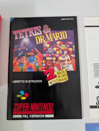 Tetris & Dr. Mario Super Nintendo