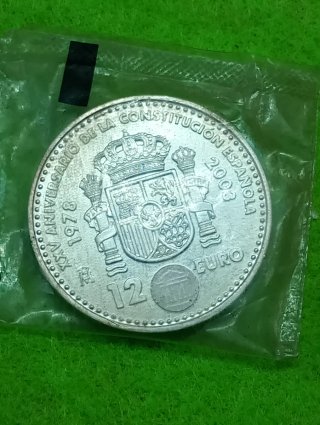 Moneda 12 Euro Constitución Española 2003 plata