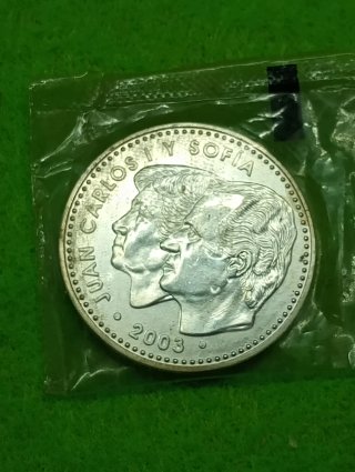 Moneda 12 Euro Constitución Española 2003 plata