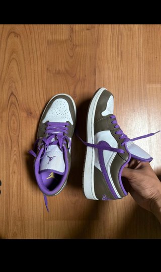 Air Jordan 1 Low Viola/Bianco