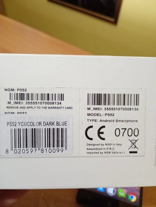 SMARTPHONE NGM P552 YOU COLOR LEGGERE BENE ANNUNCI
