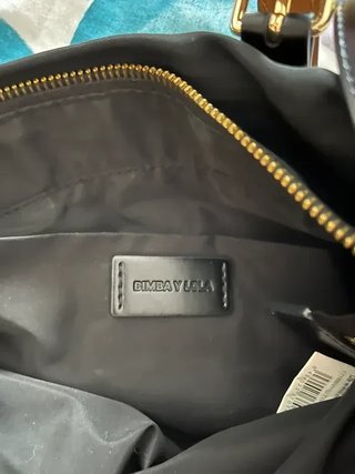 Bolso Bimba y Lola Nylon Negro Pequeño