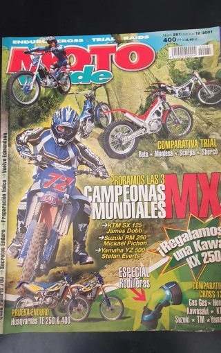 Revistas Moto Verde 2001 y 2002