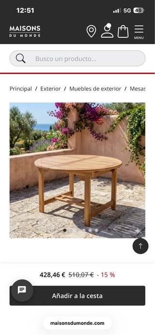 Tavolo da giardino allungabile in legno di teak