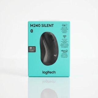 Ratón Inalámbrico Logitech M240 Silent Negro