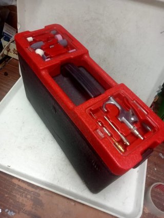 Juego de herramientas neumáticas nuevo